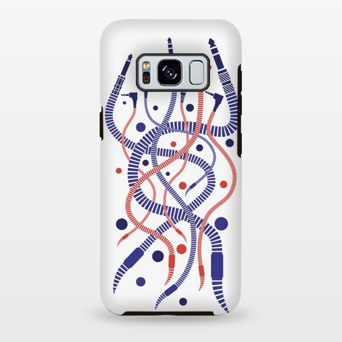 Galaxy S8 plus StrongFit Jackworms by Sitchko