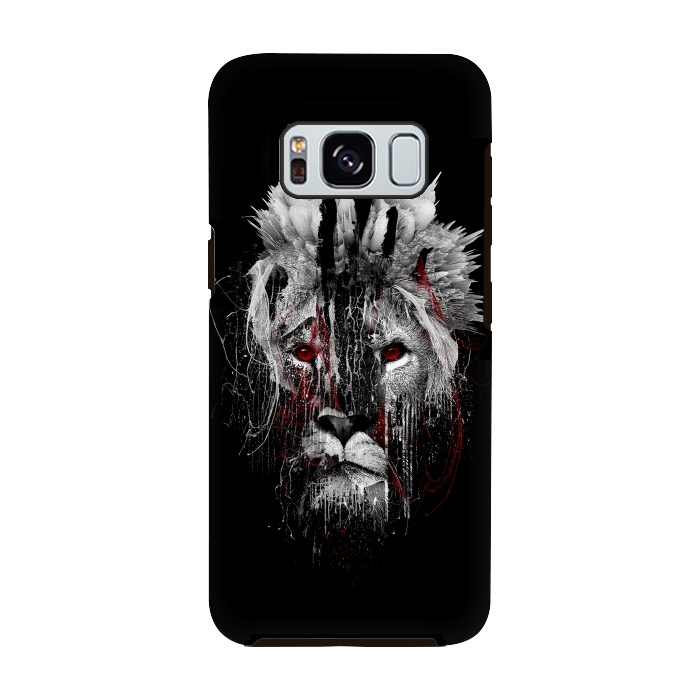 Galaxy S8 StrongFit Lion BW by Riza Peker