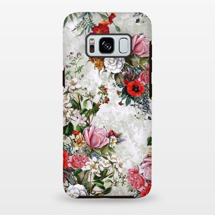 Galaxy S8 plus StrongFit Floral Pattern II by Riza Peker