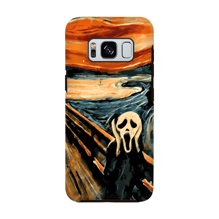 Galaxy S8 StrongFit The Scream by Mitxel Gonzalez