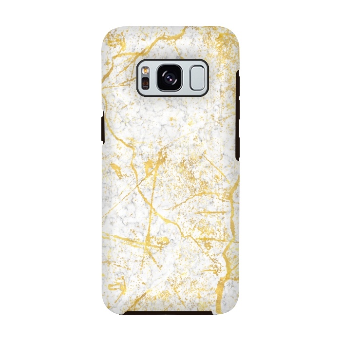 Galaxy S8 StrongFit Golden Marble by Martina
