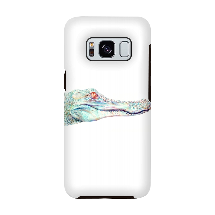 Galaxy S8 StrongFit Albino Aligator by Brandon Keehner