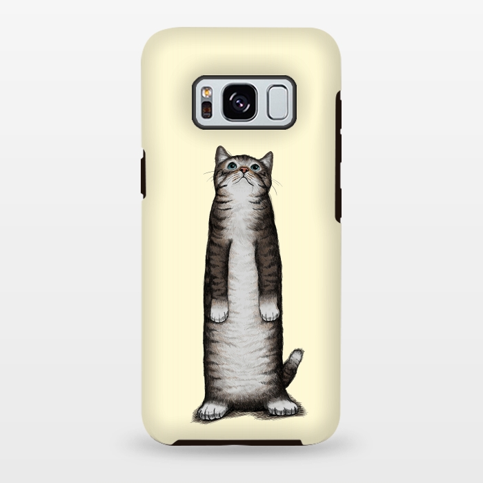 Galaxy S8 plus StrongFit Look Cat by Tummeow