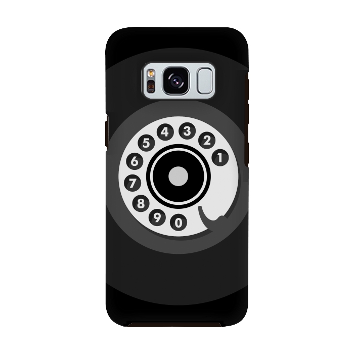 Galaxy S8 StrongFit Vintage Black Phone by Dellán