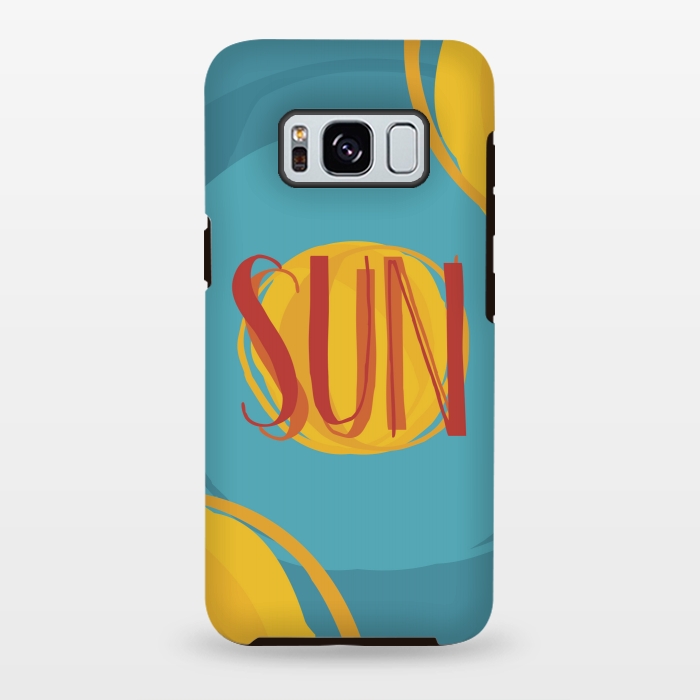 Galaxy S8 plus StrongFit Hot Sun on Blue Sky by Dellán