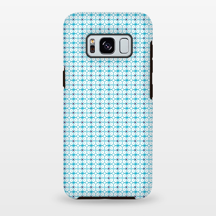 Galaxy S8 plus StrongFit Blue Pattern by Karim Luengo