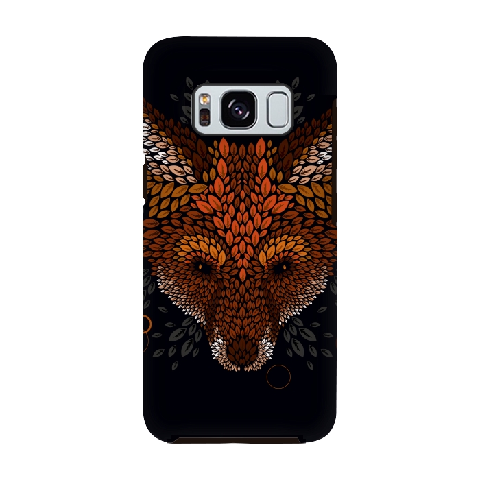 Galaxy S8 StrongFit Fox Face by Q-Artwork