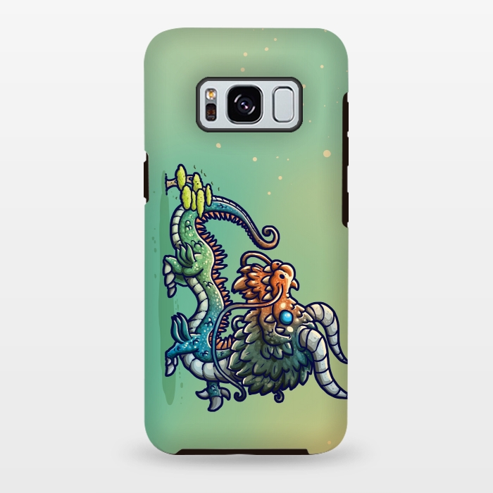Galaxy S8 plus StrongFit Cute Chinese Dragon by Q-Artwork