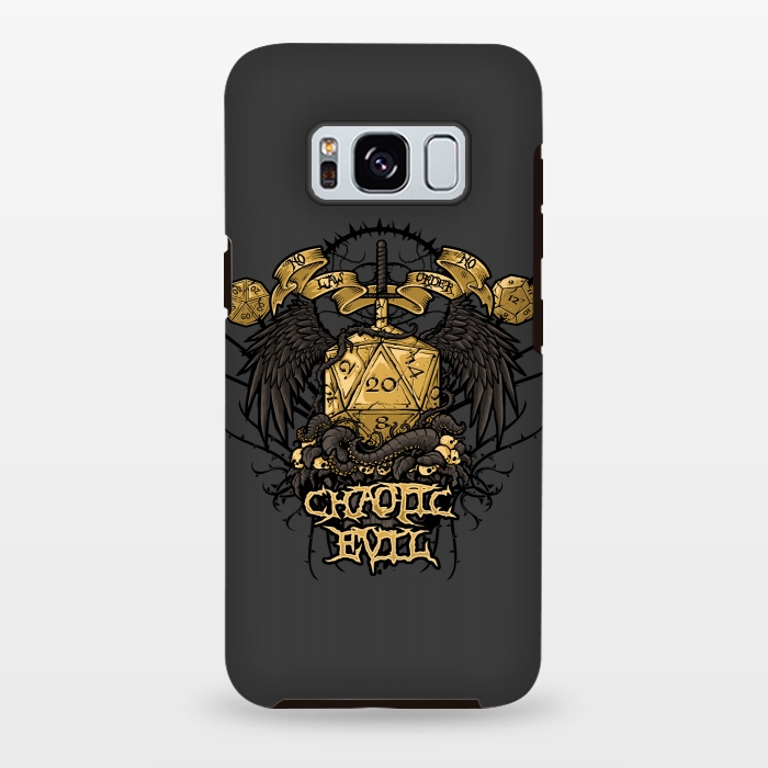 Galaxy S8 plus StrongFit Chaotic Evil by Q-Artwork