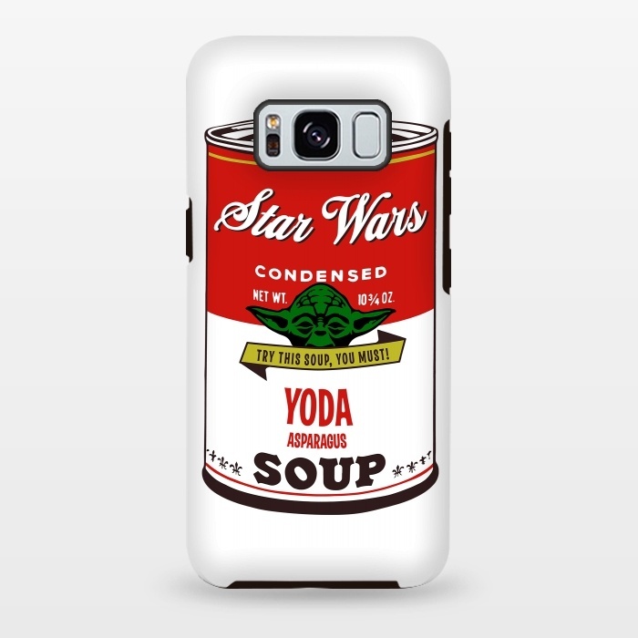 Galaxy S8 plus StrongFit Star Wars Campbells Soup Yoda by Alisterny