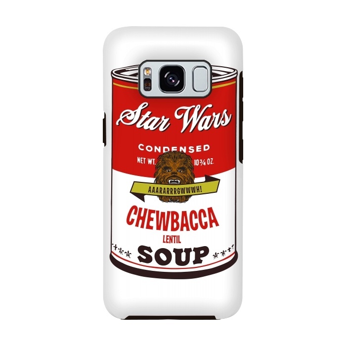 Galaxy S8 StrongFit Star Wars Campbells Soup Chewbacca by Alisterny