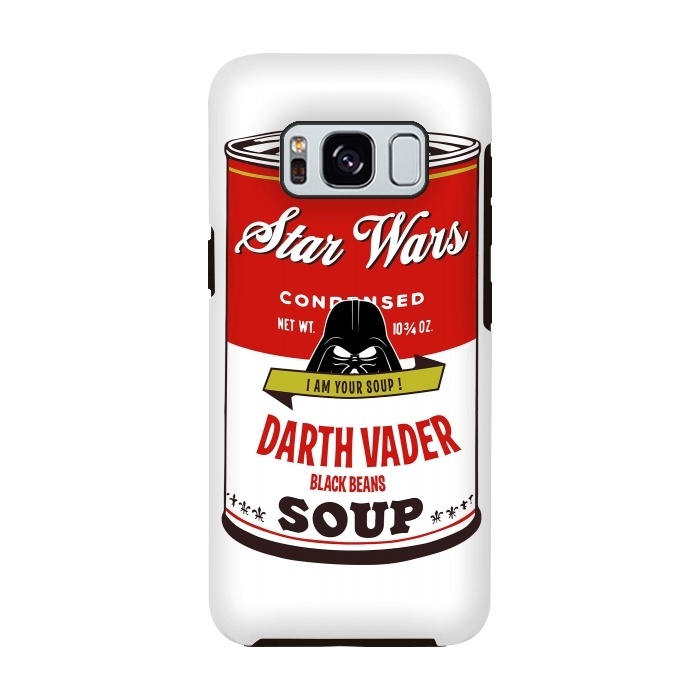 Galaxy S8 StrongFit Star Wars Campbells Soup Vader by Alisterny