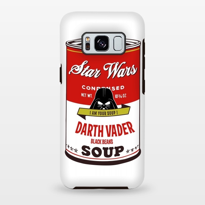 Galaxy S8 plus StrongFit Star Wars Campbells Soup Vader by Alisterny