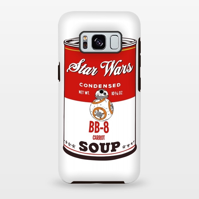 Galaxy S8 plus StrongFit Star Wars Campbells Soup BB-8 by Alisterny