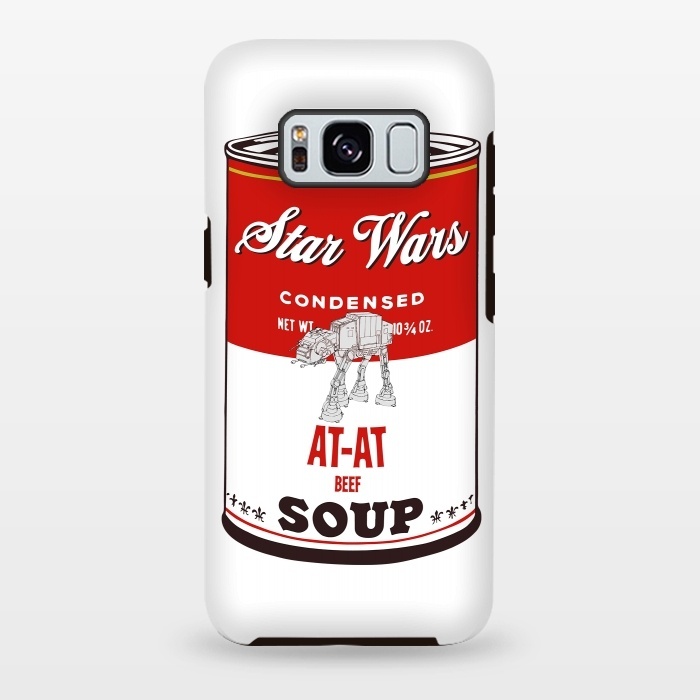 Galaxy S8 plus StrongFit Star Wars Campbells Soup At-At by Alisterny