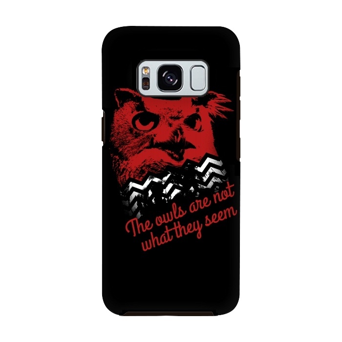 Galaxy S8 StrongFit Twin Peaks The Owls Are Not What They Seem by Alisterny