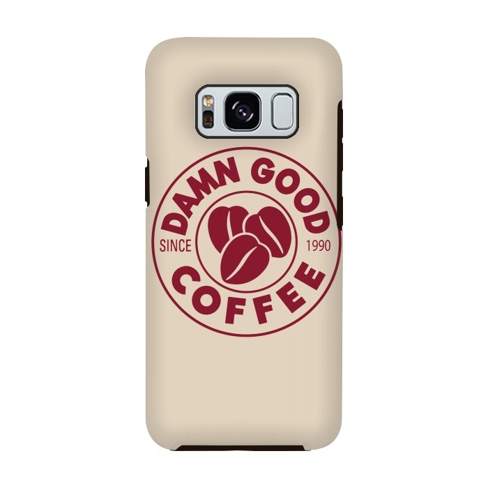 Galaxy S8 StrongFit Twin Peaks Damn Good Coffee Costa by Alisterny