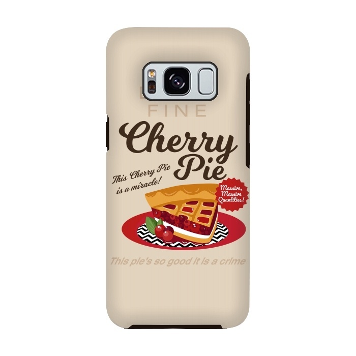 Galaxy S8 StrongFit Twin Peaks Damn Fine Cherry Pie by Alisterny