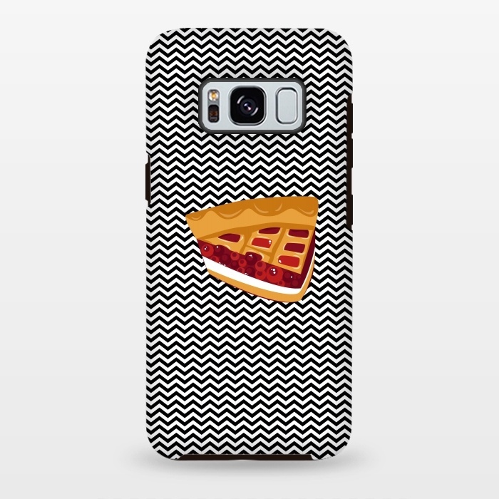 Galaxy S8 plus StrongFit Twin Peaks Black Lodge Pie by Alisterny