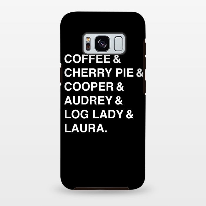 Galaxy S8 plus StrongFit Twin Peaks Coffee & Cherry  by Alisterny