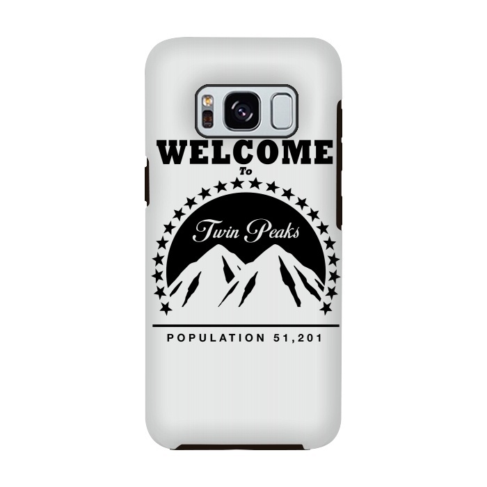 Galaxy S8 StrongFit Twin Peaks Paramount Logo by Alisterny
