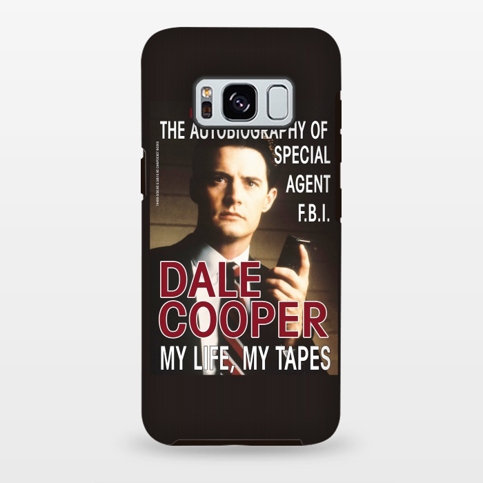 Galaxy S8 plus StrongFit Twin Peaks Dale Cooper Book by Alisterny