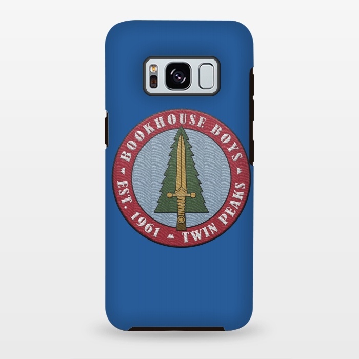 Galaxy S8 plus StrongFit Twin Peaks Bookhouse Boys Embroidered by Alisterny