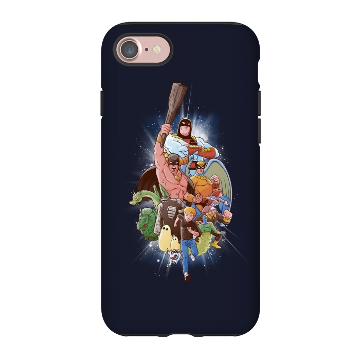 iPhone 7 StrongFit CHILDHOOD HEROES by SKULLPY