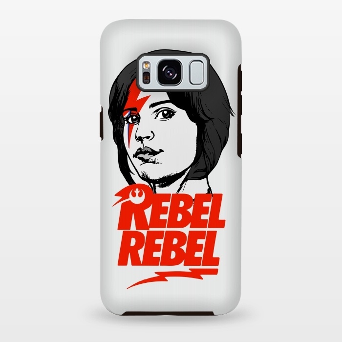 Galaxy S8 plus StrongFit Rebel Rebel Jyn Erso David Bowie Star Wars Rogue One  by Alisterny