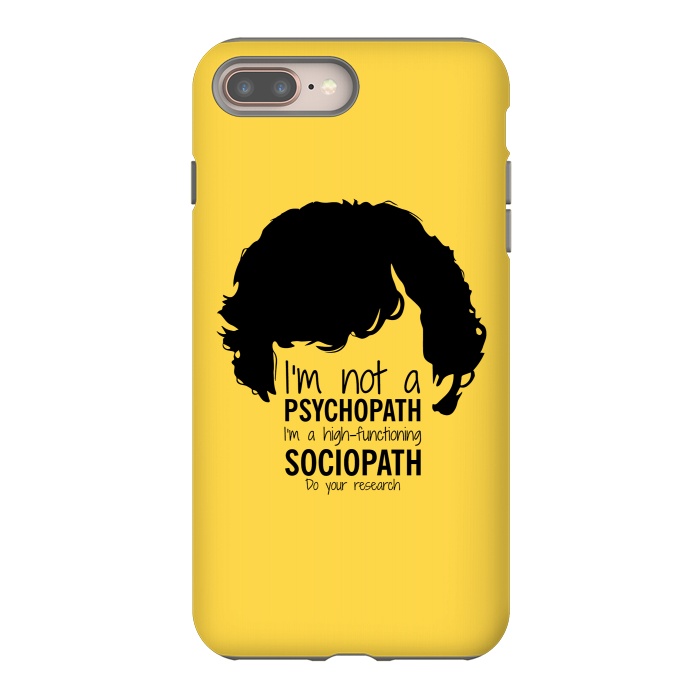 iPhone 7 plus StrongFit Sherlock Holmes High Functioning Sociopath by Alisterny