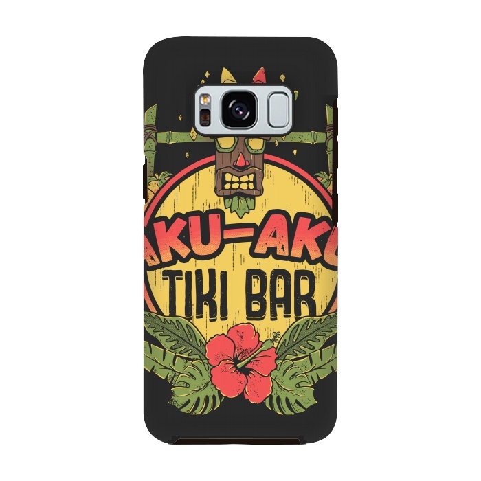 Galaxy S8 StrongFit Aku Aku - Tiki Bar by Ilustrata