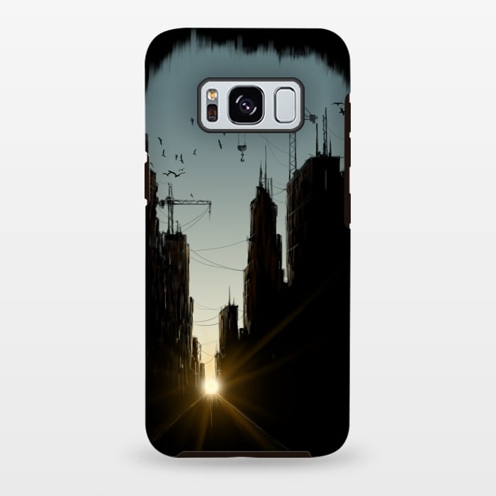 Galaxy S8 plus StrongFit Concrete Jungle by Alwin Aves