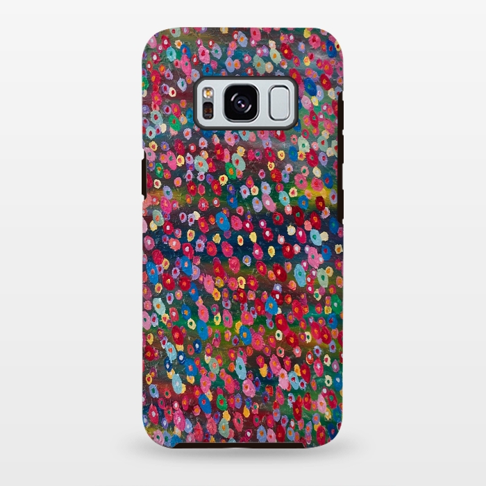 Galaxy S8 plus StrongFit Floating Flowers by Helen Joynson