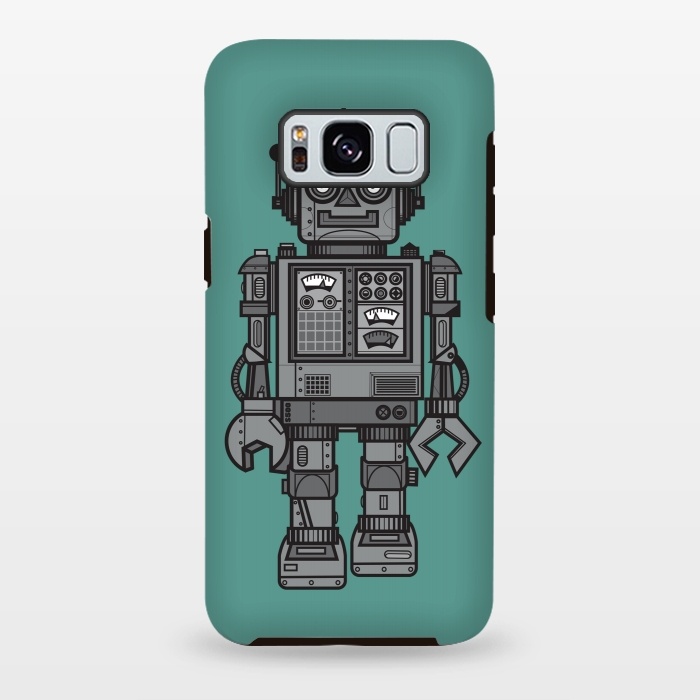 Galaxy S8 plus StrongFit A Vintage Robot Friend by Wotto