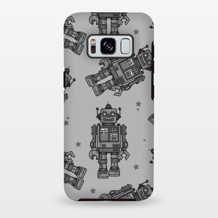 Galaxy S8 plus StrongFit A Vintage Robot Friend Pattern  by Wotto