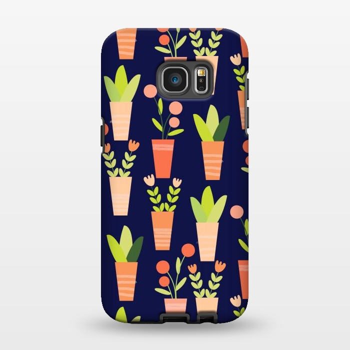 Galaxy S7 EDGE StrongFit little garden by Edith May