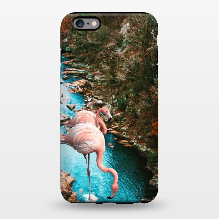 iPhone 6/6s plus StrongFit Flamingo Forest by Uma Prabhakar Gokhale