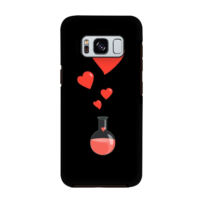 Galaxy S8 StrongFit Flask Of Hearts Love Chemistry by Boriana Giormova