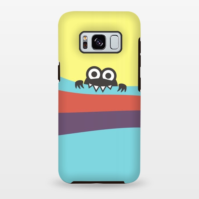 Galaxy S8 plus StrongFit Cute Bug Bites Yummy Colorful Stripes by Boriana Giormova