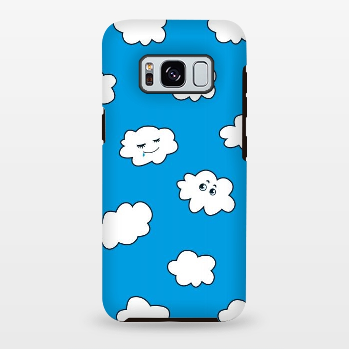 Galaxy S8 plus StrongFit Funny Cartoon Clouds by Boriana Giormova