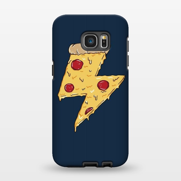 Galaxy S7 EDGE StrongFit Pizza Power by Coffee Man