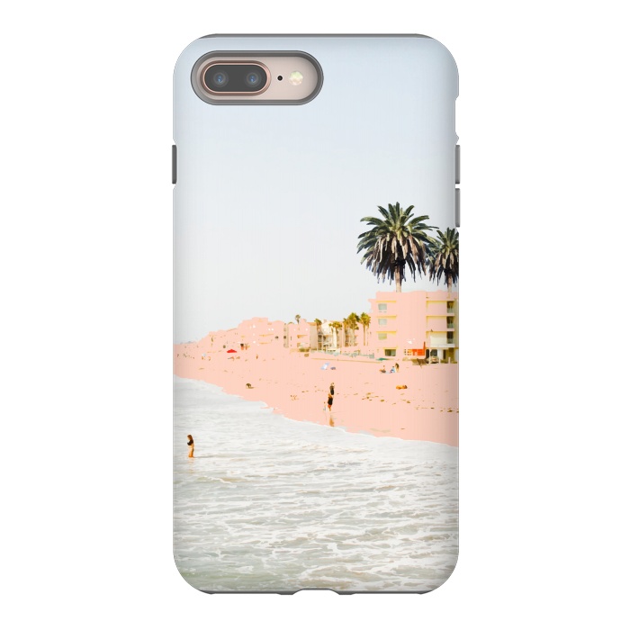 iPhone 7 plus StrongFit Pink Beach by Uma Prabhakar Gokhale