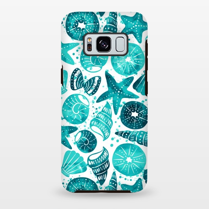 Galaxy S8 plus StrongFit sea shells 2 by Laura Grant