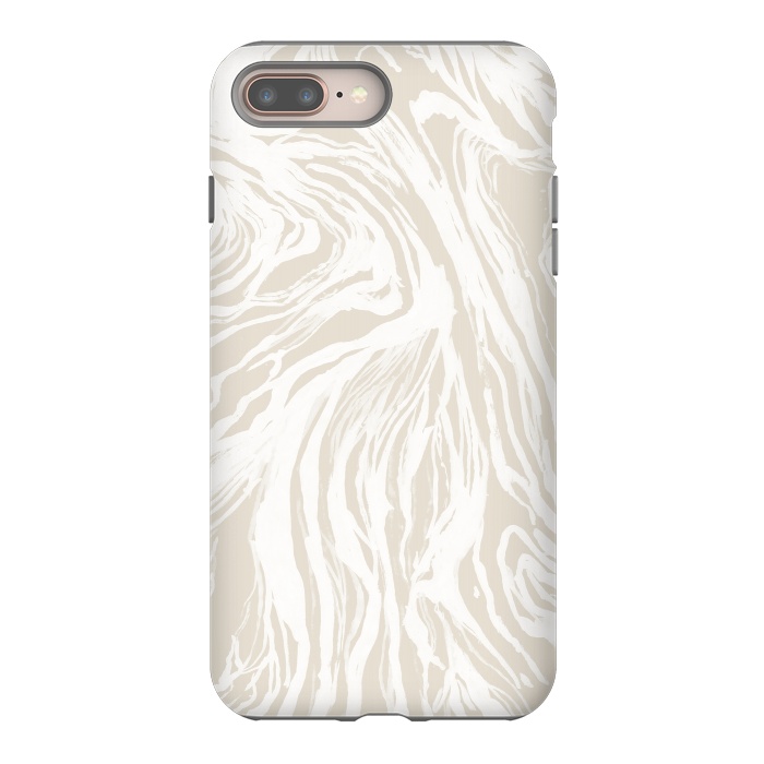 iPhone 7 plus StrongFit Nude Marble by Caitlin Workman