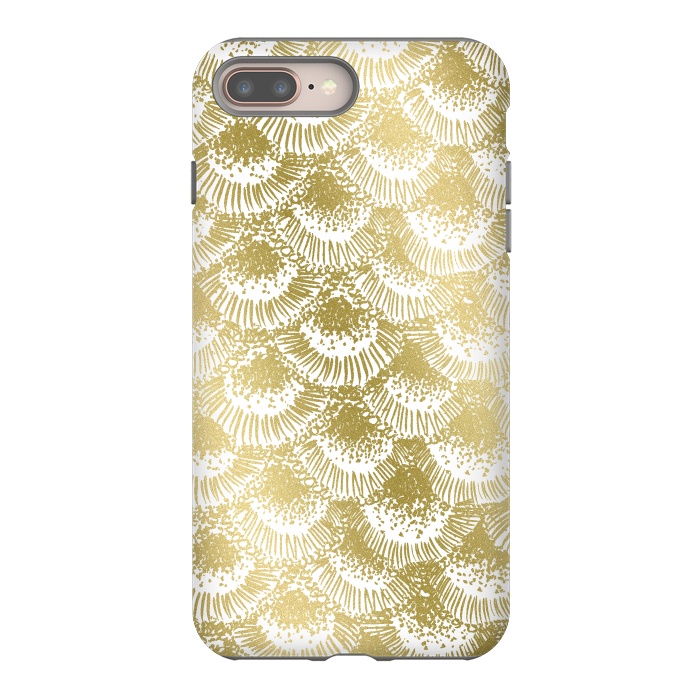 iPhone 7 plus StrongFit Organic Burst Gold by Caitlin Workman