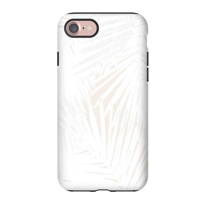 iPhone 7 StrongFit Blush Palms by Caitlin Workman