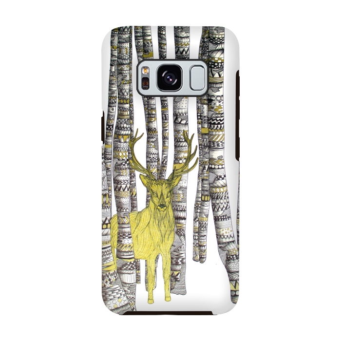 Galaxy S8 StrongFit The Golden Stag by ECMazur 