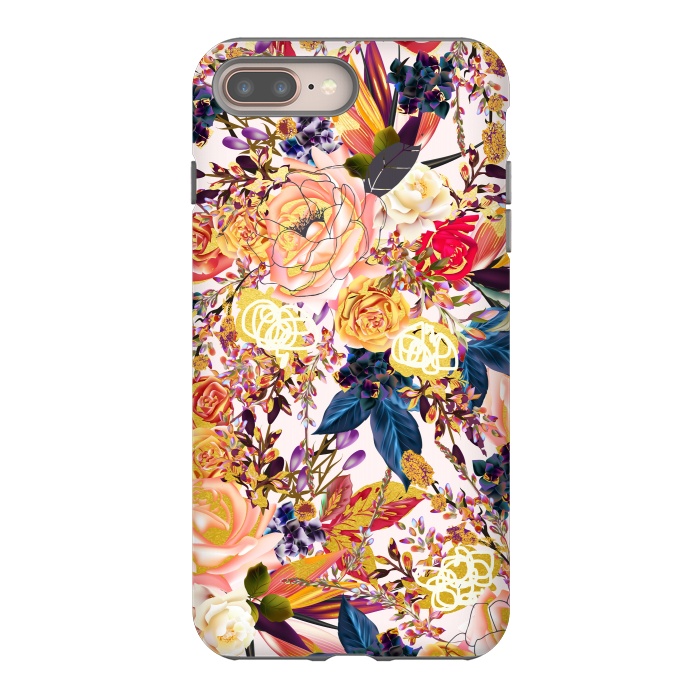 iPhone 7 plus StrongFit Rustic Floral by Uma Prabhakar Gokhale
