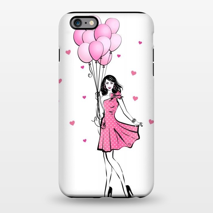 iPhone 6/6s plus StrongFit Girl with balloons by Martina
