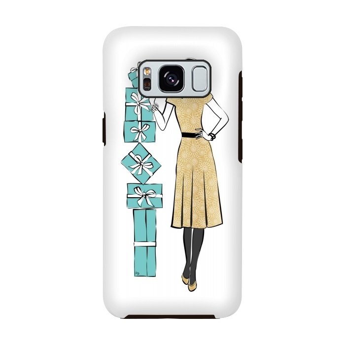 Galaxy S8 StrongFit Attractive young Woman with gifts by Martina